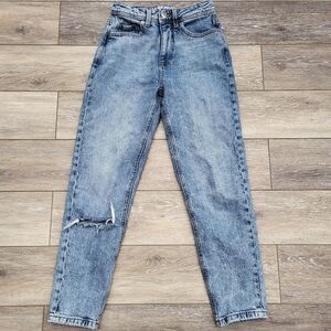 Clock House High-rise mom jeans cropped size xs